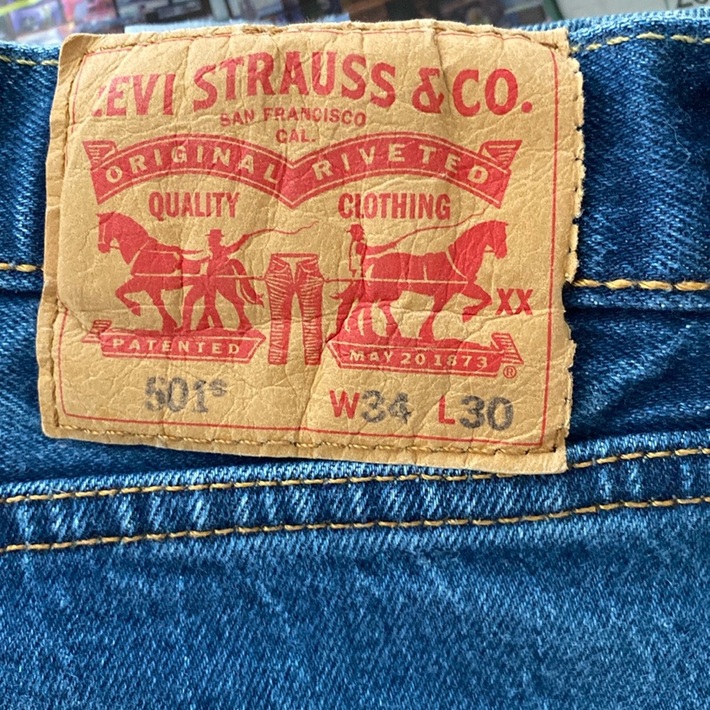 501 Levi’s barely worn.